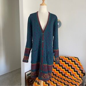 Vintage 1980s Missoni Wool Knit Cardigan